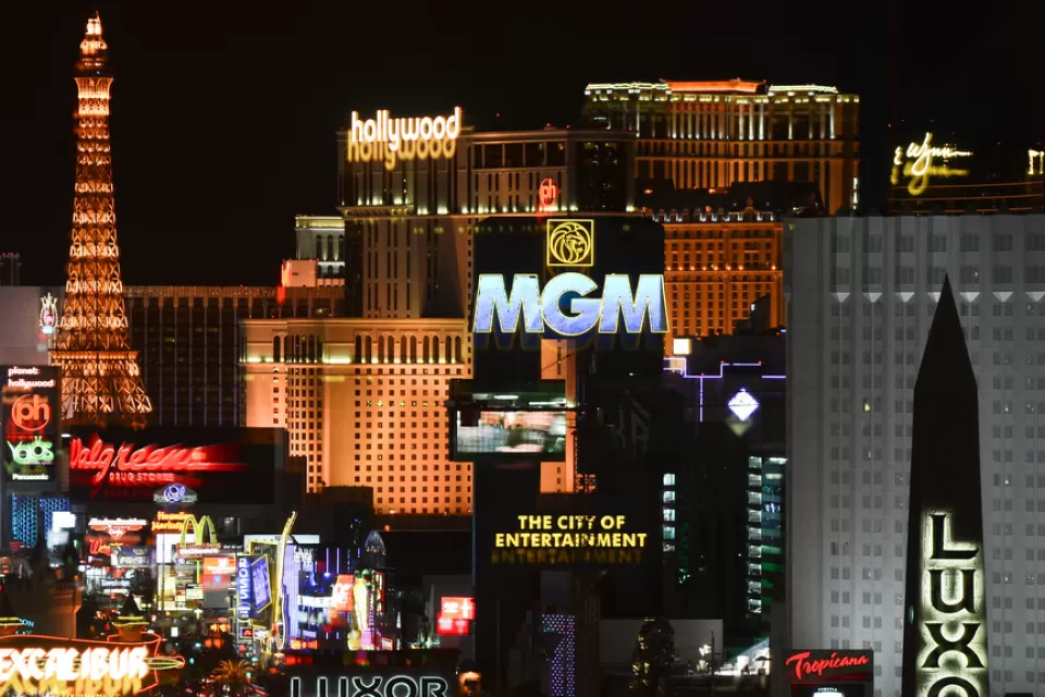 Las Vegas Strip At Night
